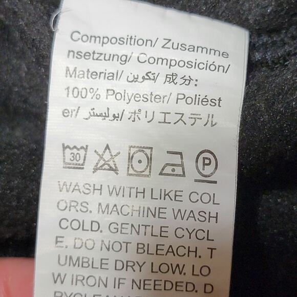 Manfinity LS Black Unisex Full Zip Hoodie "Conflicted Lvrs" - Size Medium - Picture 7 of 9